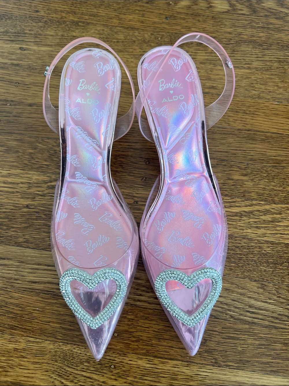 Pink Barbie Aldo Heels - Picture 5 of 5